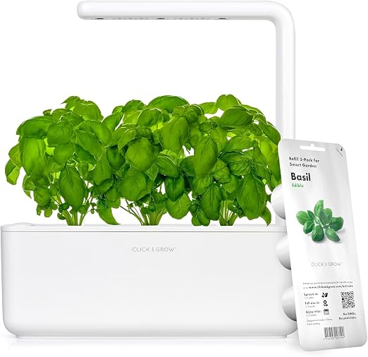 Click & Grow Indoor Herb Garden Kit with Grow Light Smart Garden