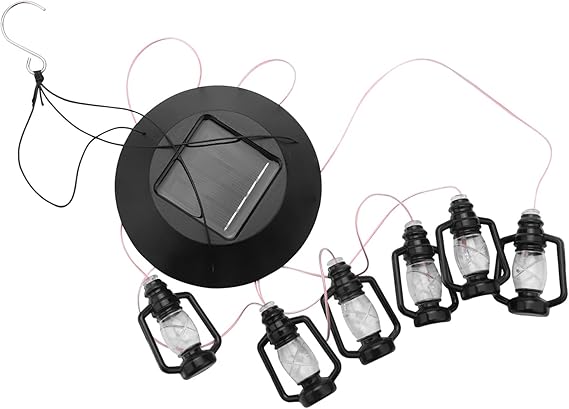 Wuden Solar Color-Changing Spiral Spinner Wind Chime