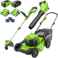 Greenworks 40V 20 inch Cordless Mower + Blower Combo