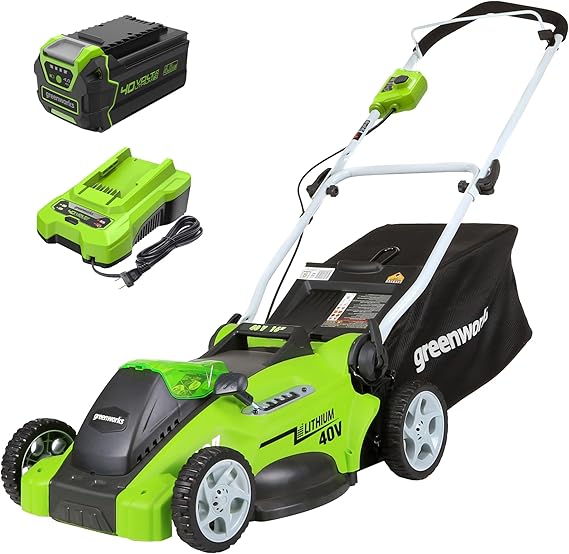 Greenworks 40V 16" Push Cordless Mower 4Ah