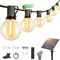 OHLUX 120ft Solar String Lights Commercial Grade