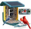 Smart Bird Feeder with Camera 2K Live Stream AI ID 1.8L