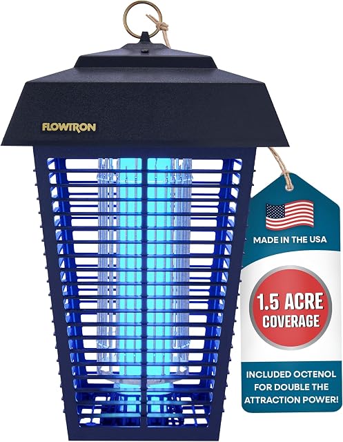 Flowtron Bug Zapper 1.5 Acre Outdoor 80W 5600V Electric Premium
